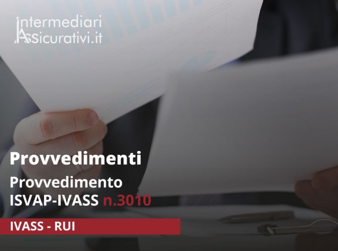 Provvedimento ISVAP-IVASS n 3010